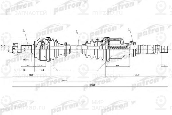 Запчасть PATRON PDS0069