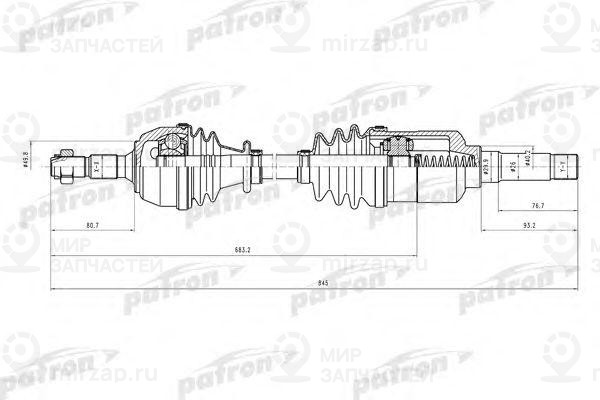 Запчасть PATRON PDS0081
