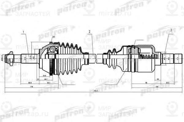 Запчасть PATRON PDS0086