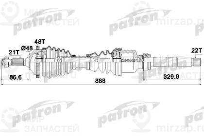 Запчасть PATRON PDS0091