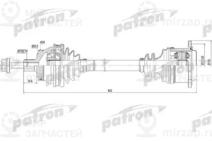 Запчасть PATRON PDS0110