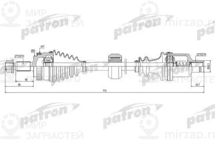 Запчасть PATRON PDS0118