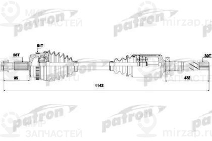 Запчасть PATRON PDS0138