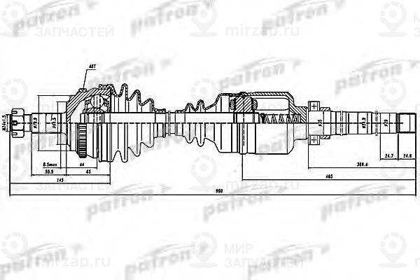 Запчасть PATRON PDS0145