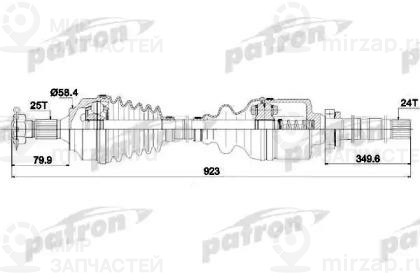 Запчасть PATRON PDS0146