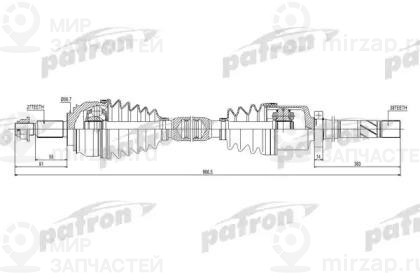 Запчасть PATRON PDS0166