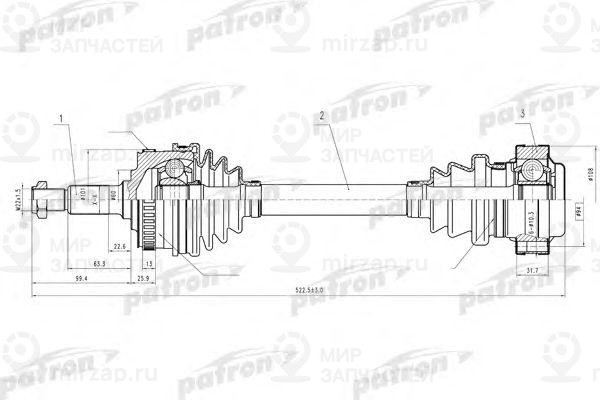 Запчасть PATRON PDS0173
