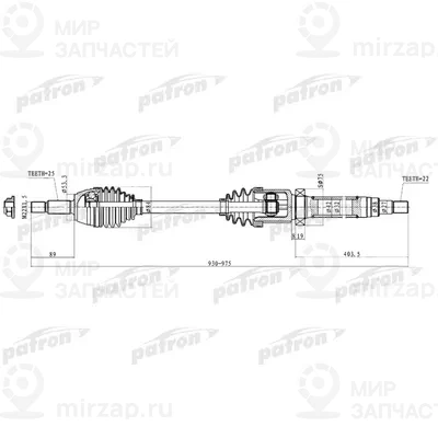 Запчасть PATRON PDS0222