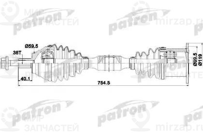 Запчасть PATRON PDS0254