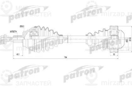 Запчасть PATRON PDS0255