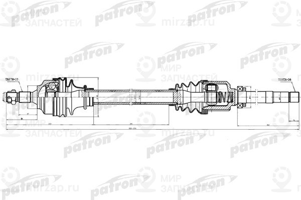 Запчасть PATRON PDS0283