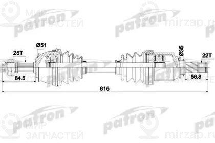 Запчасть PATRON PDS0288