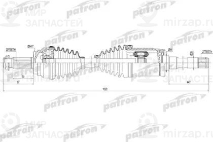 Запчасть PATRON PDS0387