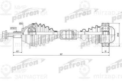 Запчасть PATRON PDS0416