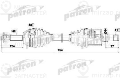 Запчасть PATRON PDS0428