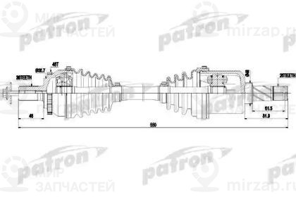 Запчасть PATRON PDS0438