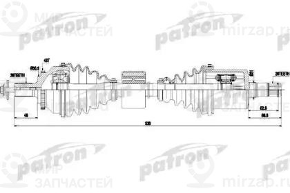 Запчасть PATRON PDS0439