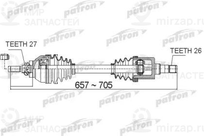 Запчасть PATRON PDS0486