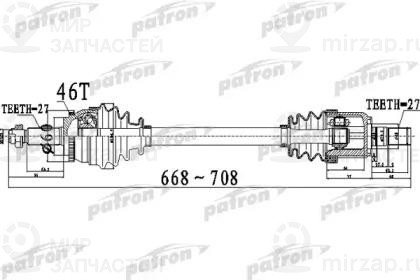 Запчасть PATRON PDS0498