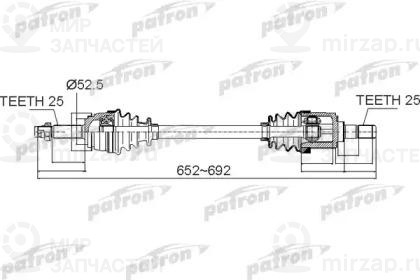 Запчасть PATRON PDS0503