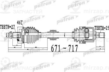 Запчасть PATRON PDS0511