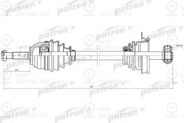 Запчасть PATRON PDS0587