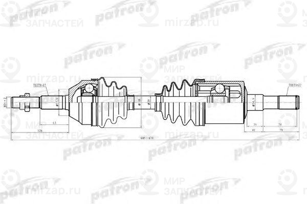 Запчасть PATRON PDS0616