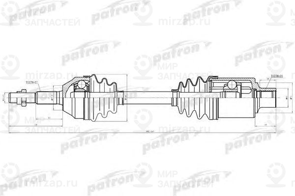 Запчасть PATRON PDS0617