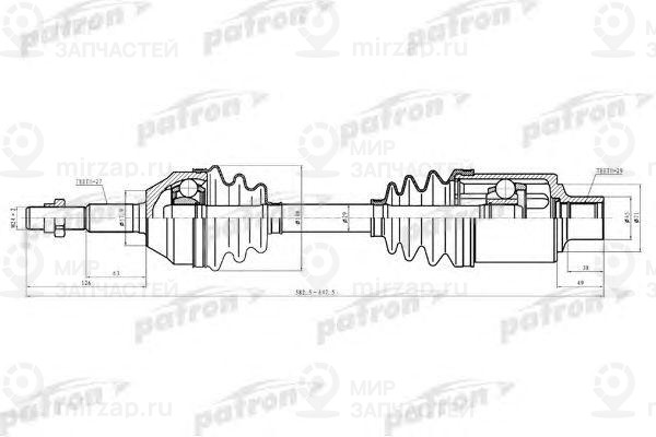 Запчасть PATRON PDS0619