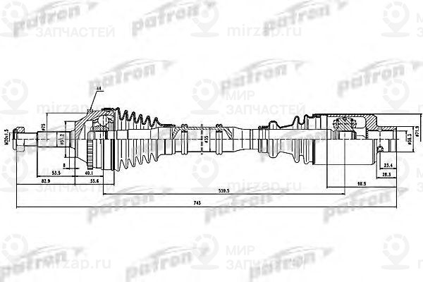 Запчасть PATRON PDS1116