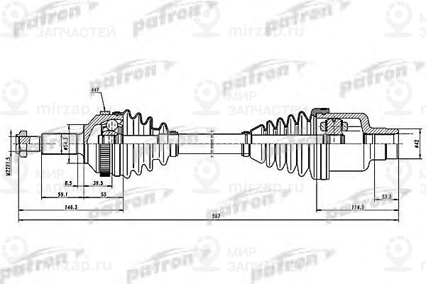 Запчасть PATRON PDS1258