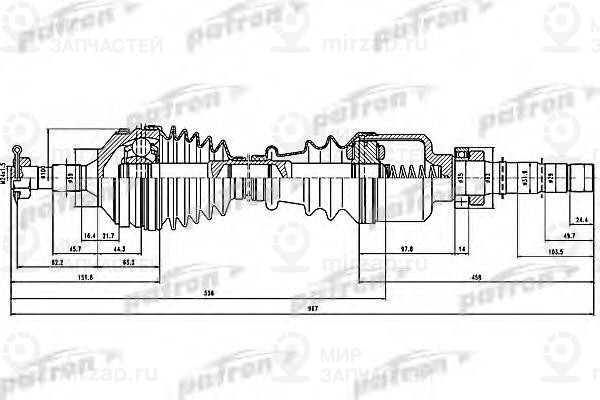 Запчасть PATRON PDS1292