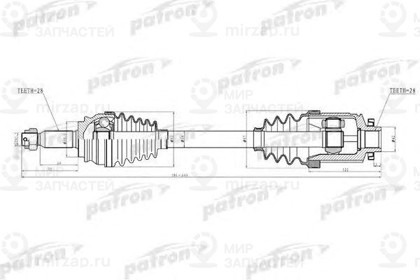 Запчасть PATRON PDS2034