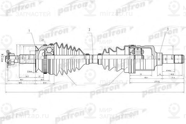 Запчасть PATRON PDS2819