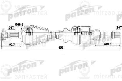 Запчасть PATRON PDS4580