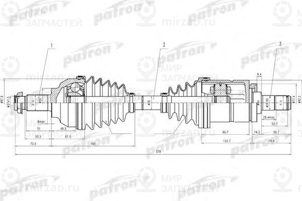 Запчасть PATRON PDS4620