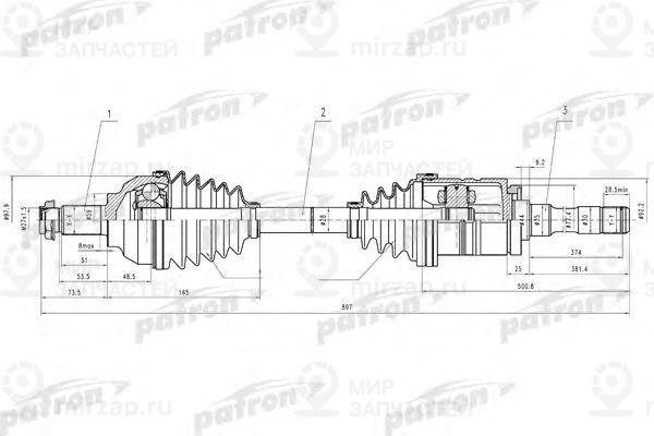 Запчасть PATRON PDS4621