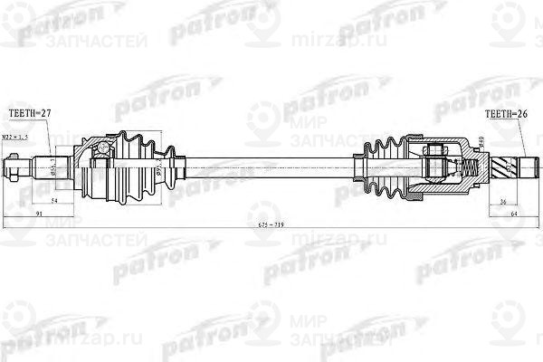 Запчасть PATRON PDS4993