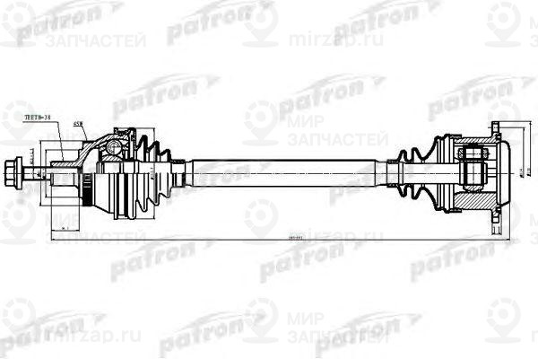 Запчасть PATRON PDS9039