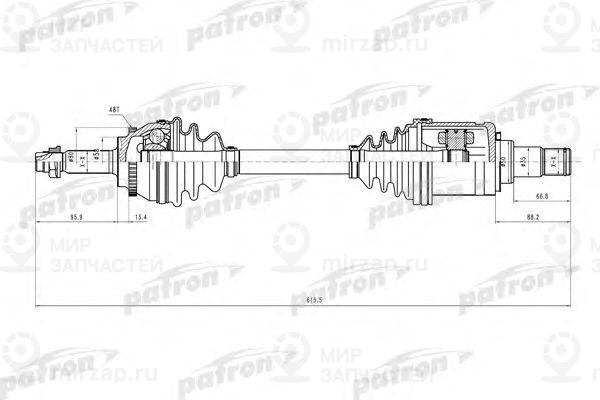 Запчасть PATRON PDS9107