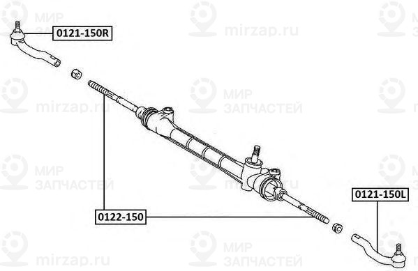 Запчасть ASVA 0121150L