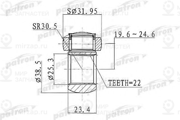 Запчасть PATRON PTD003