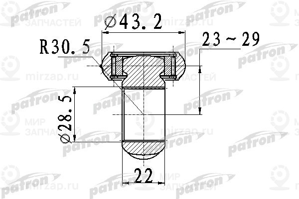 Запчасть PATRON PTD007