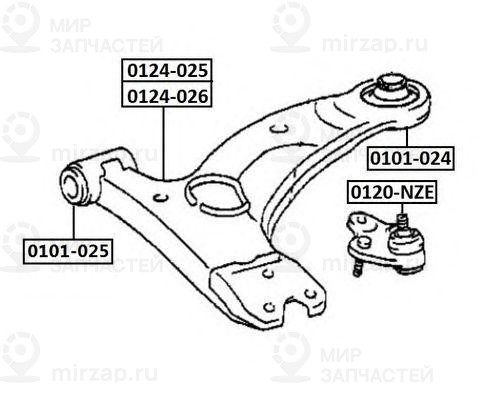 Запчасть ASVA 0124025