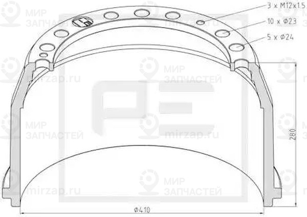 Запчасть PE 03640200A