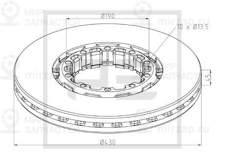 Запчасть PE 06625410A