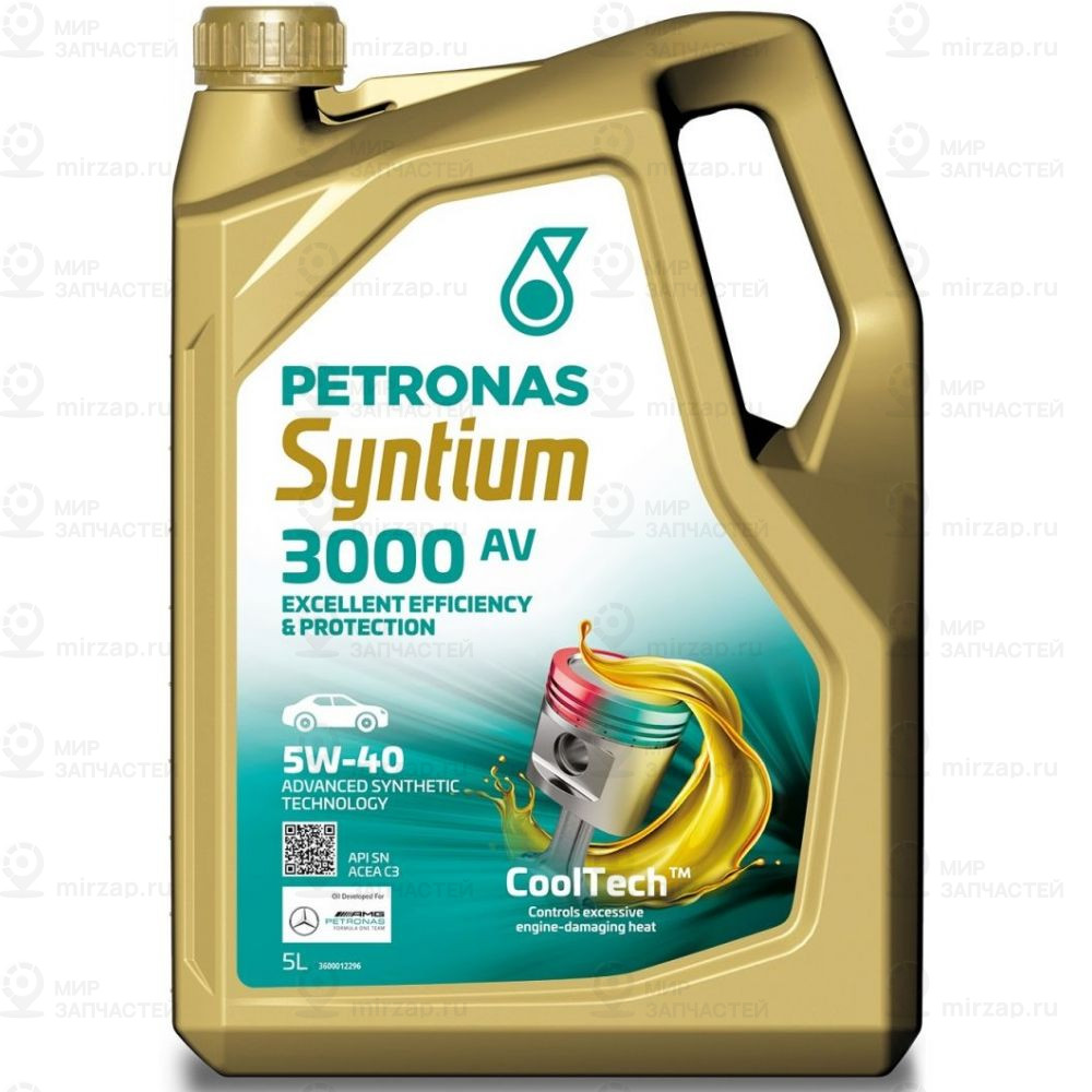 Масло Syntium 3000 Av 5W-40 5L
 PETRONAS 70179M12EU