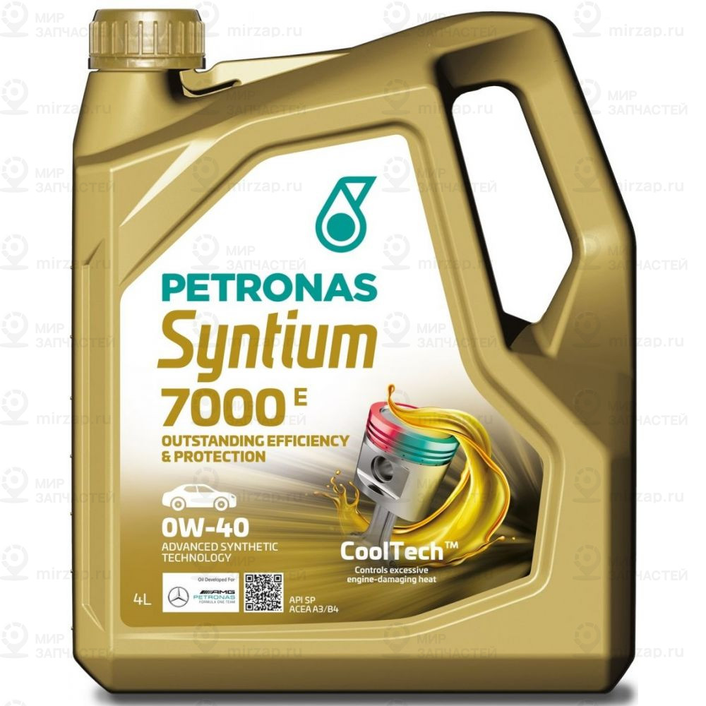 Масло Моторное Petronas Syntium 7000 E 0W-40 4L PETRONAS 70722K1YEU