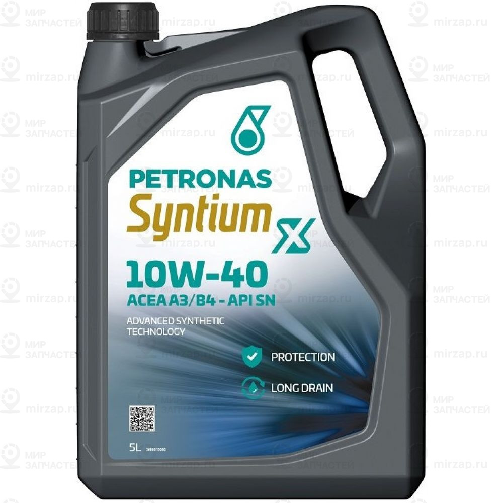 Масло Моторное Petronas Syntium X 10W-40 A3/B4 5L PETRONAS 70984M12EU