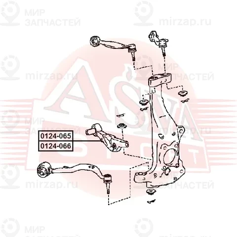 Запчасть ASVA 0124066